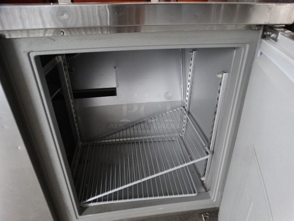 GREAT! Randell Model 9301-7 Stainless Steel Commercial 2 Door Undercounter Cooler on Commercial Casters. 115 Volts, 1 Phase. 48x30x32. Tested and Working! - Image 5 of 7