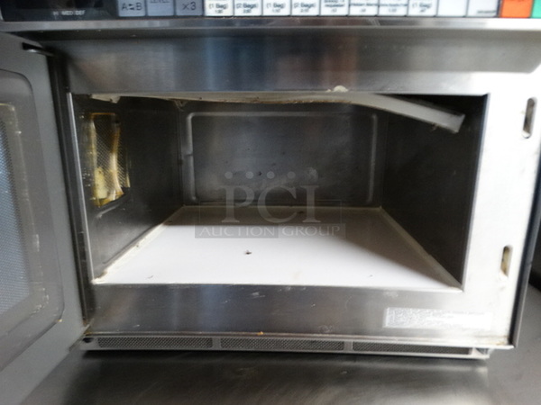 NICE! Stainless Steel Commercial Countertop Microwave Oven. 16.5x19x13 - Image 4 of 6
