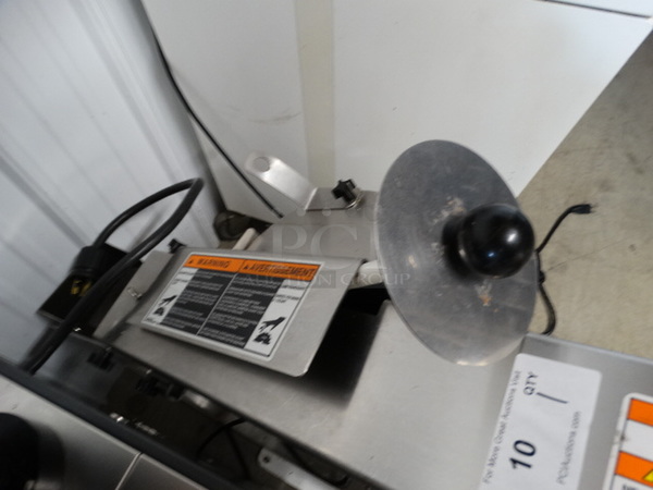 AWESOME! Oliver Model 702N Metal Commercial Countertop Bread Bagel Slicer. 115 Volts, 1 Phase. 14x34x31. Tested and Working! - Image 5 of 9