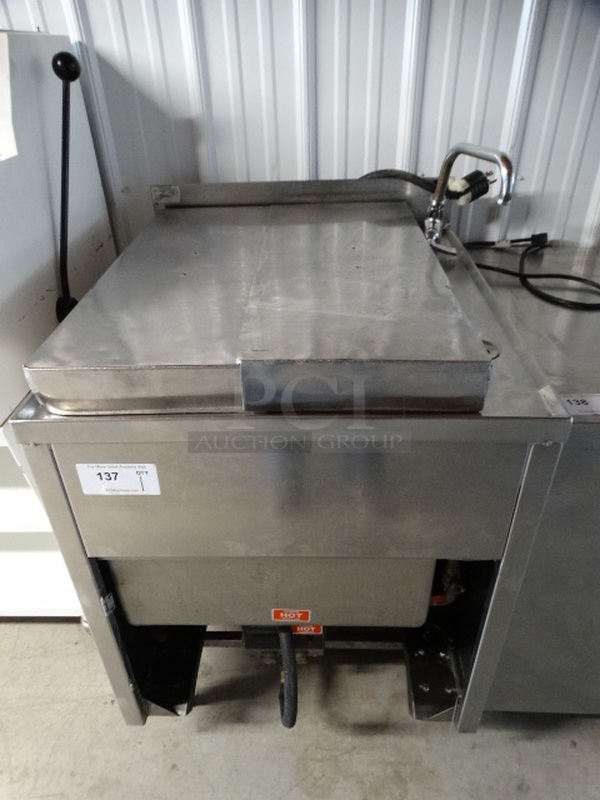 NICE! Elkay Model RTS-14-SL Stainless Steel Commercial Floor Style Rethermalizer. 26x30x40