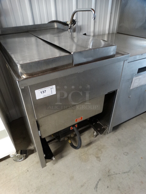 NICE! Elkay Model RTS-14-SL Stainless Steel Commercial Floor Style Rethermalizer. 26x30x40 - Image 3 of 7