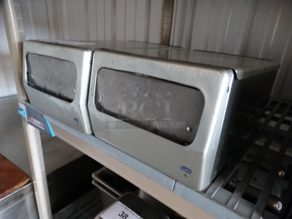 2 Metal Napkin Dispensers. 7.5x12x5.5. 2 Times Your Bid! - Image 2 of 4