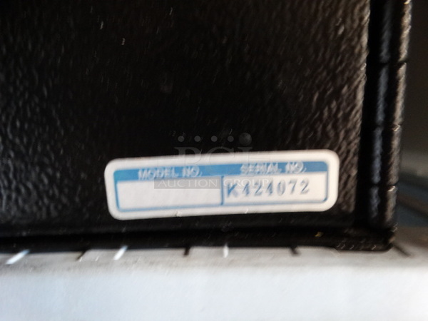 Black Metal Single Compartment Safe. 6x10x6 - Image 5 of 5