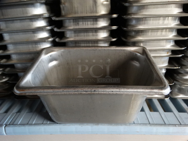 10 Stainless Steel 1/9 Size Drop In Bins. 1/9x4. 10 Times Your Bid!