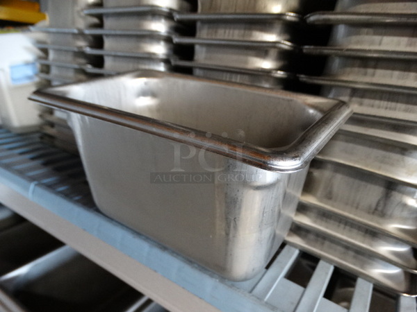 10 Stainless Steel 1/9 Size Drop In Bins. 1/9x4. 10 Times Your Bid! - Image 2 of 4