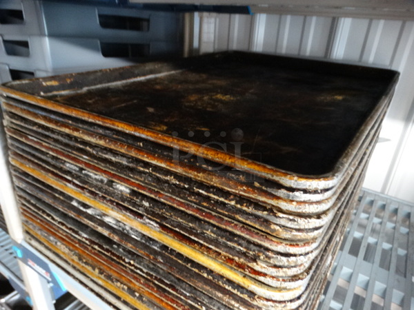 10 Metal Full Size Baking Pans. 18x26x1. 10 Times Your Bid! - Image 2 of 4