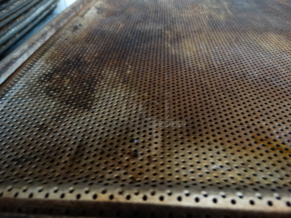 8 Metal Full Size Perforated Baking Sheets. 18x26x1. 8 Times Your Bid! - Image 4 of 4