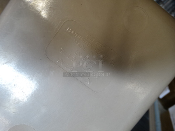 2 Cambro Tan Poly 1/3 Size Drop In Bins. 1/3x4. 2 Times Your Bid! - Image 4 of 4