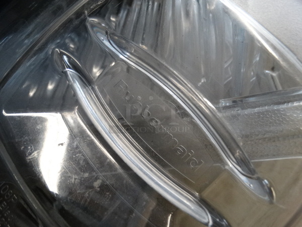 11 Rubbermaid Poly Clear 1/6 Size Drop In Bin Lids. 11 Times Your Bid! - Image 4 of 4