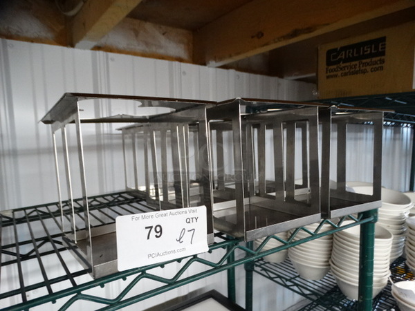 ALL ONE MONEY! Lot of 7 Metal Countertop Holders! 6.5x7x6.5 - Image 3 of 4