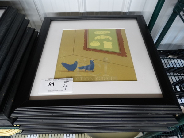 4 Various Framed Pictures. 18.5x1.5x18.5. 4 Times Your Bid! - Image 1 of 7
