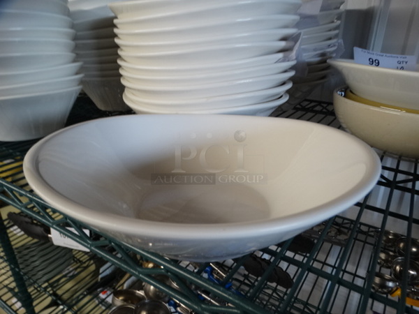 26 Carlisle White Poly Bowls. 10x9.25x3. 26 Times Your Bid! - Image 1 of 5