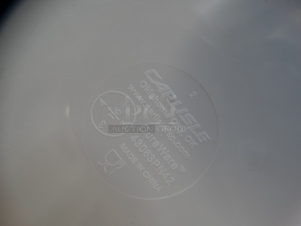 26 Carlisle White Poly Bowls. 10x9.25x3. 26 Times Your Bid! - Image 4 of 5