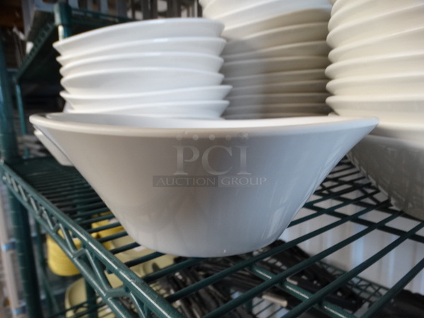 12 Creations White Poly Bowls. 8x7.25x3. 12 Times Your Bid! - Image 2 of 6