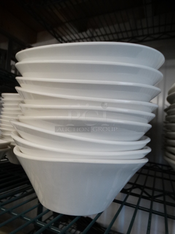 12 Creations White Poly Bowls. 8x7.25x3. 12 Times Your Bid! - Image 6 of 6
