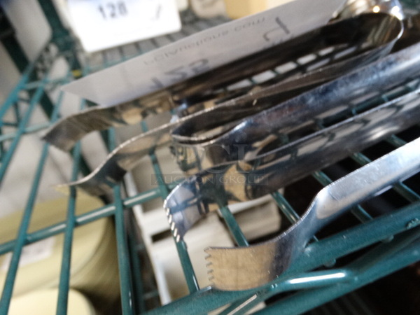 4 Metal Tongs. 6". 4 Times Your Bid! - Image 2 of 2