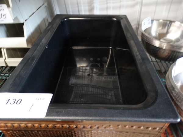Black Poly Insulated Full Size Drop In Bin in Copper Finish Holder. 1/1x6 - Image 4 of 4