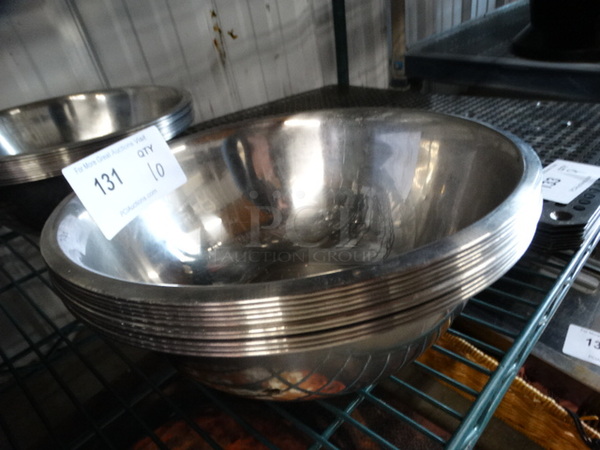 10 Metal Bowls. 11x11x4. 10 Times Your Bid! - Image 2 of 4