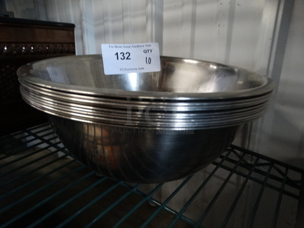 10 Metal Bowls. 11x11x4. 10 Times Your Bid! - Image 2 of 3