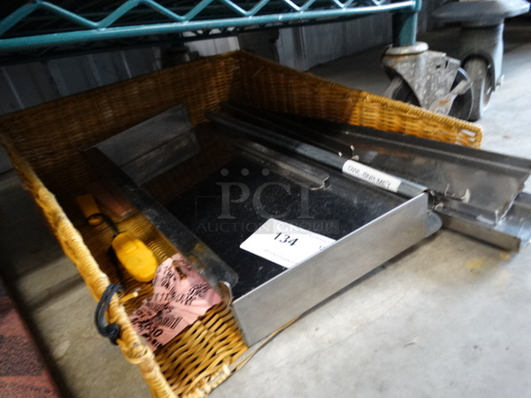 ALL ONE MONEY! Lot of Various Metal Items In Wicker Style Basket! - Image 2 of 3