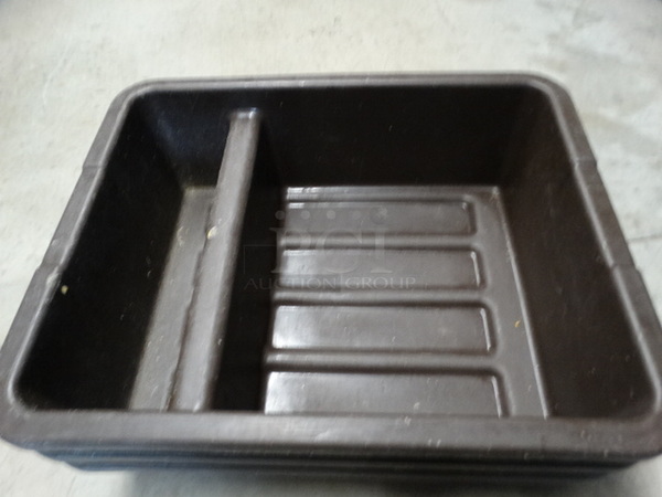 3 Brown Poly Bus Bins. 17x21x7. 3 Times Your Bid! - Image 3 of 3