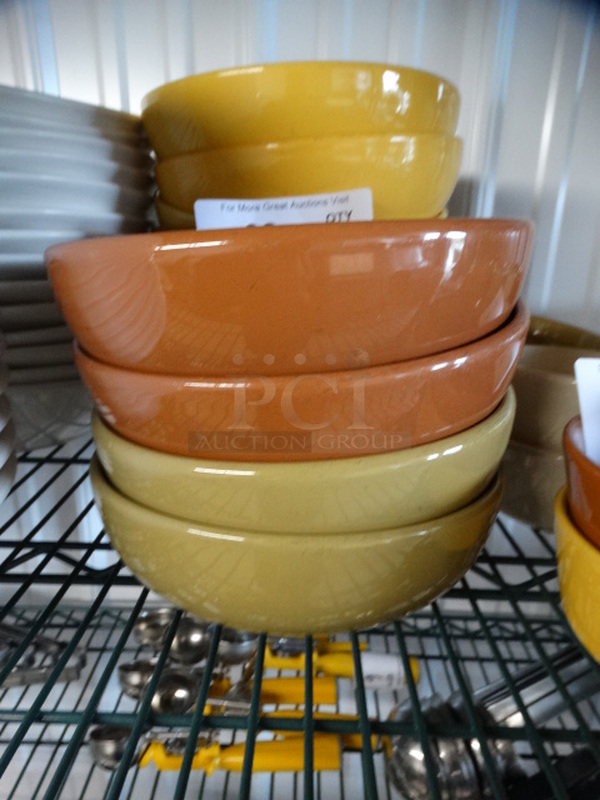 11 Various Colored Ceramic Bowls. 7.5x7.5x3, 8.5x8.5x4. 11 Times Your Bid! - Image 2 of 3