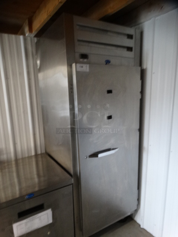 WOW! Randell Model 2010F Stainless Steel Commercial Single Door Reach In Freezer on Commercial Casters. 115 Volts, 1 Phase. 30x34x81. Cannot Test Due To Plug Style - Image 3 of 7