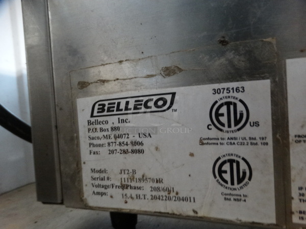 NICE! Belleco Model JT2-B Stainless Steel Commercial Countertop Conveyor Oven. 208 Volts, 1 Phase. 14.5x20x16 - Image 7 of 8