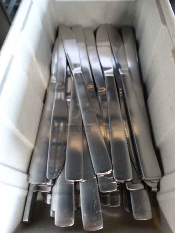 ALL ONE MONEY! Lot of Metal Knives in Poly Bin! 8.5" - Image 6 of 6