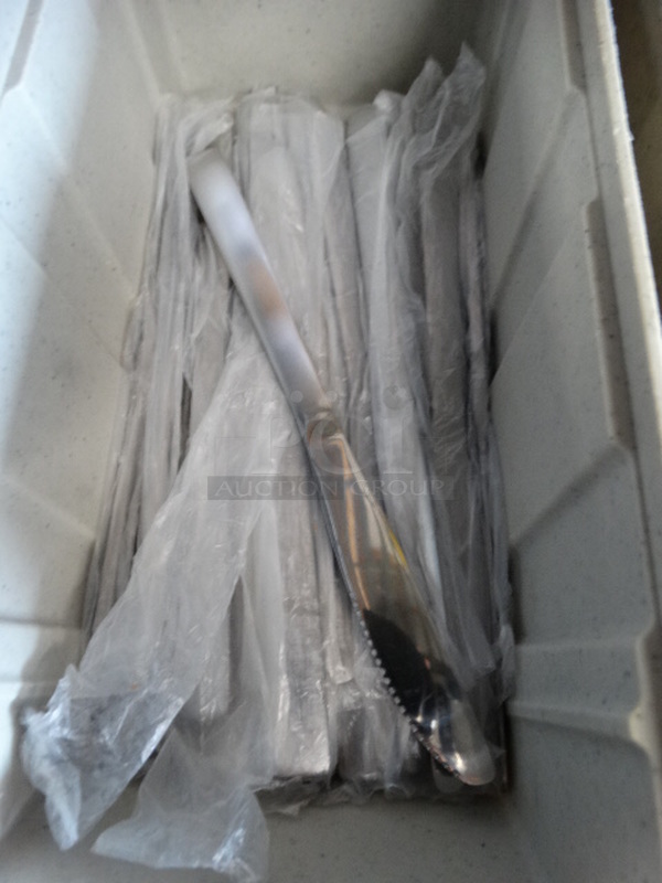 ALL ONE MONEY! Lot of 24 BRAND NEW Metal Knives in Poly Bin! 8.5" - Image 2 of 4
