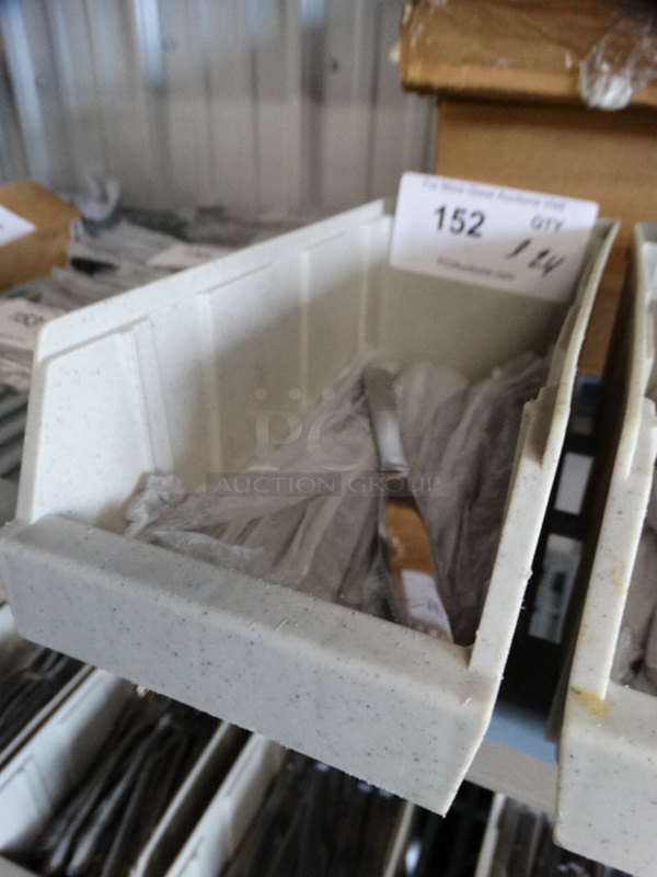 ALL ONE MONEY! Lot of 24 BRAND NEW Metal Knives in Poly Bin! 8.5" - Image 4 of 4