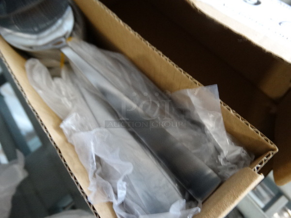 ALL ONE MONEY! Lot of 24 BRAND NEW Metal Soup Spoons! 6" - Image 3 of 3