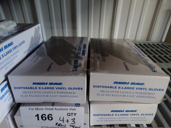 ALL ONE MONEY! Lot of 4 BRAND NEW and 3 Used Boxes of XL Gloves! - Image 2 of 4