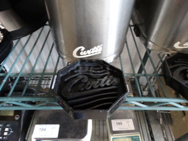 Curtis Chrome Finish Beverage Holder Dispenser w/ Drip Tray. 6x16x22 - Image 4 of 5