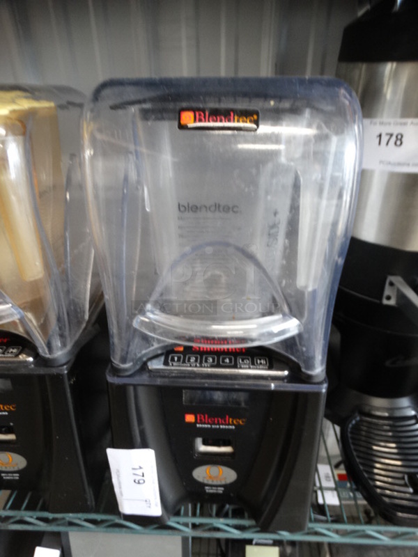 GREAT! Blendtec Model ICB5/ABC5 Commercial Countertop Blender w/ Poly Dome Cover, Poly Blending Pitcher and Lid. 9x9.5x19. Could Not Test Due To Plug Style - Image 1 of 7