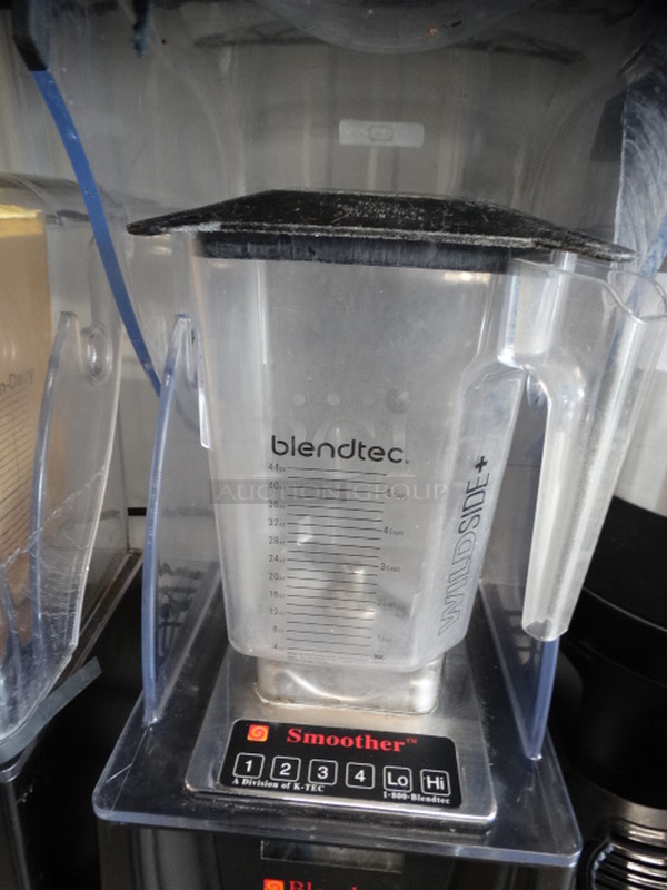 GREAT! Blendtec Model ICB5/ABC5 Commercial Countertop Blender w/ Poly Dome Cover, Poly Blending Pitcher and Lid. 9x9.5x19. Could Not Test Due To Plug Style - Image 4 of 7
