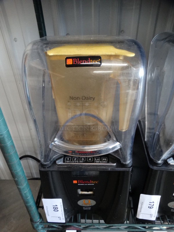 GREAT! Blendtec Model ICB5/ABC5 Commercial Countertop Blender w/ Poly Dome Cover, Poly Blending Pitcher and Lid. 9x9.5x19. Could Not Test Due To Plug Style - Image 1 of 8