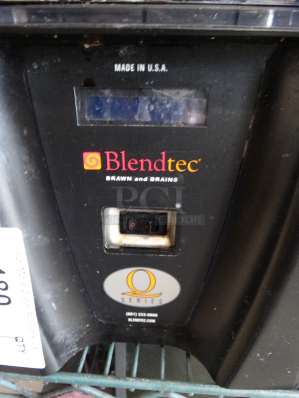 GREAT! Blendtec Model ICB5/ABC5 Commercial Countertop Blender w/ Poly Dome Cover, Poly Blending Pitcher and Lid. 9x9.5x19. Could Not Test Due To Plug Style - Image 5 of 8