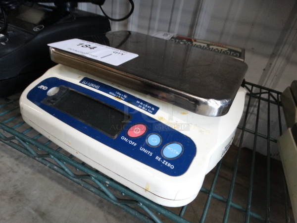 AND Model SJ-12KHS Countertop Scale. 8x3.5x3. Could Not Test Due To Missing Cord - Image 2 of 4