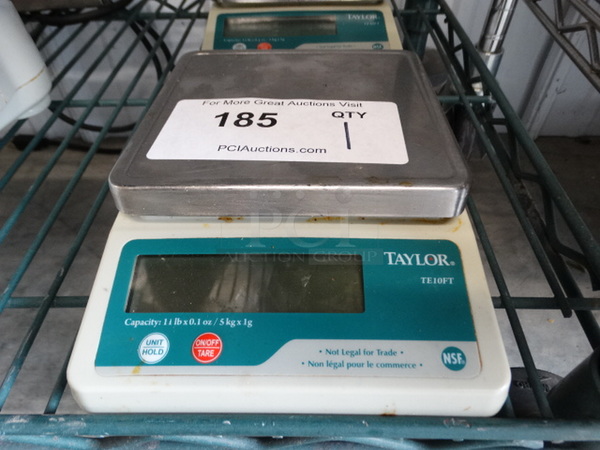 Taylor Model TE10FT Countertop Scale. 6x8x2. Could Not Test Due To Missing Power Cord - Image 1 of 4