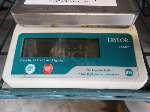 Taylor Model TE10FT Countertop Scale. 6x8x2. Could Not Test Due To Missing Power Cord - Image 4 of 4