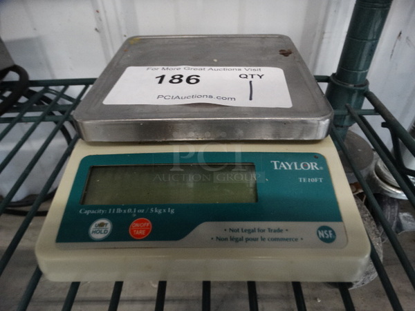 Taylor Model TE10FT Countertop Scale. 6x8x2. Could Not Test Due To Missing Power Cord - Image 1 of 4