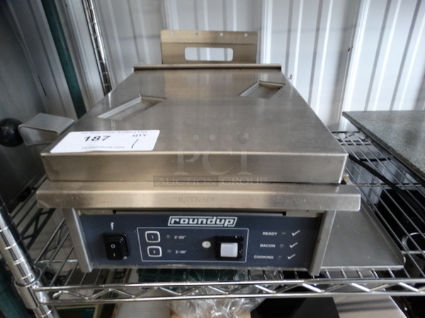 NICE! Roundup Model ES-604CV tainless Steel Commercial Countertop Egg Station. 208-220-240 Volts. 19x18x10