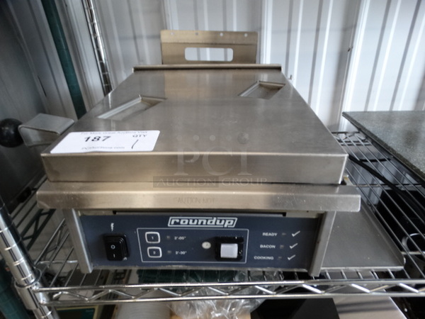 NICE! Roundup Model ES-604CV tainless Steel Commercial Countertop Egg Station. 208-220-240 Volts. 19x18x10 - Image 1 of 7