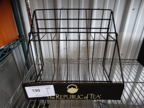 Black Metal Stand. 14.5x10.5x13 - Image 1 of 4