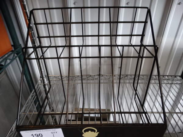 Black Metal Stand. 14.5x10.5x13 - Image 4 of 4
