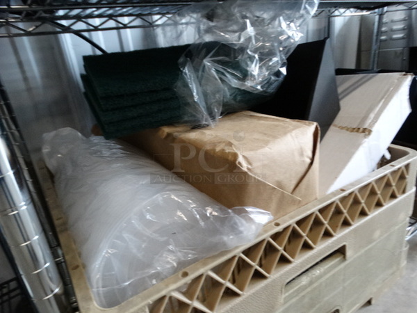 ALL ONE MONEY! Lot of Various Items Including Scrubbing Pads and Lids in Dish Caddy! - Image 2 of 4