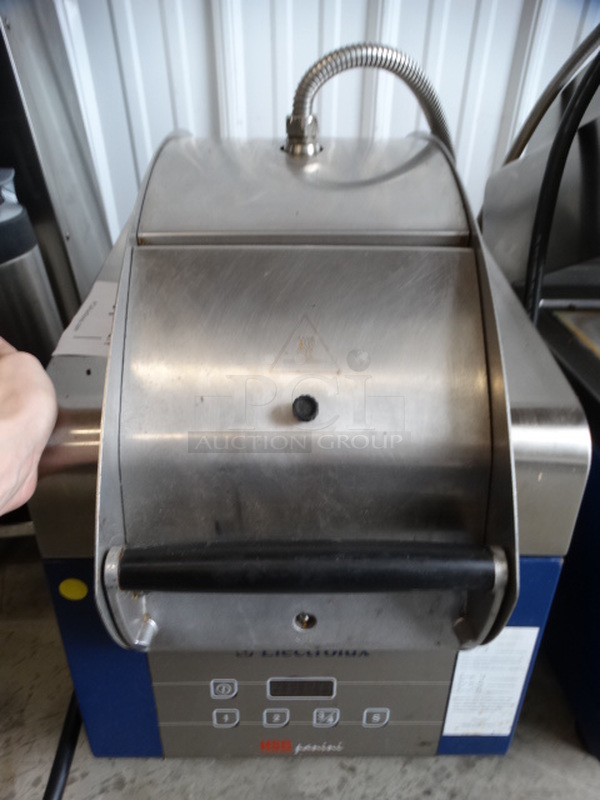 AWESOME! 2012 Electrolux Model HSPPAN HSG Panini Stainless Steel Commercial Countertop Electric Powered Panini Press. 208 Volts, 1 Phase. 14x24x21. Cannot Test Due To Plug Style - Image 7 of 9