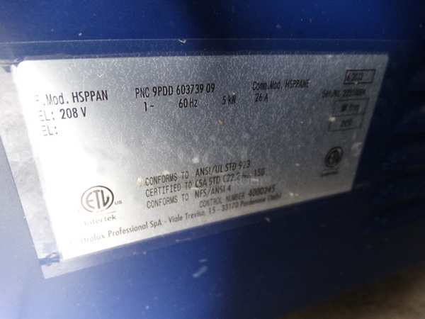 AWESOME! 2012 Electrolux Model HSPPAN HSG Panini Stainless Steel Commercial Countertop Electric Powered Panini Press. 208 Volts, 1 Phase. 14x24x21. Cannot Test Due To Plug Style - Image 9 of 9