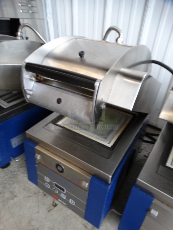 AWESOME! 2012 Electrolux Model HSPPAN HSG Panini Stainless Steel Commercial Countertop Electric Powered Panini Press. 208 Volts, 1 Phase. 14x24x21. Cannot Test Due To Plug Style - Image 2 of 9